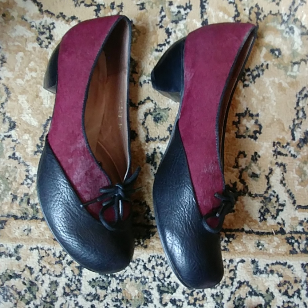 Vintage-style Chunky Kitten Heels